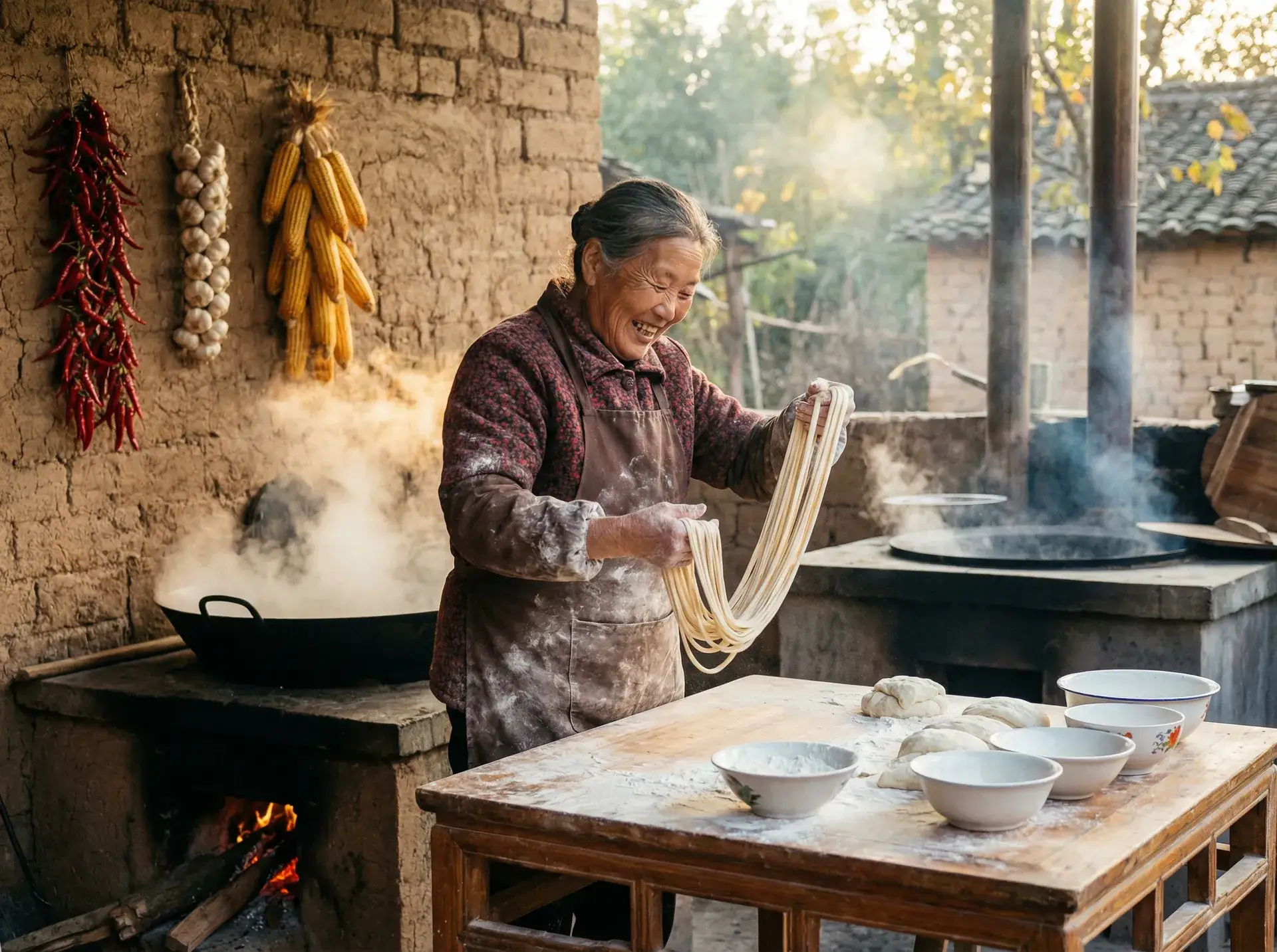 农家大嫂手擀面 - 唐宫燕下载 乡村美食
